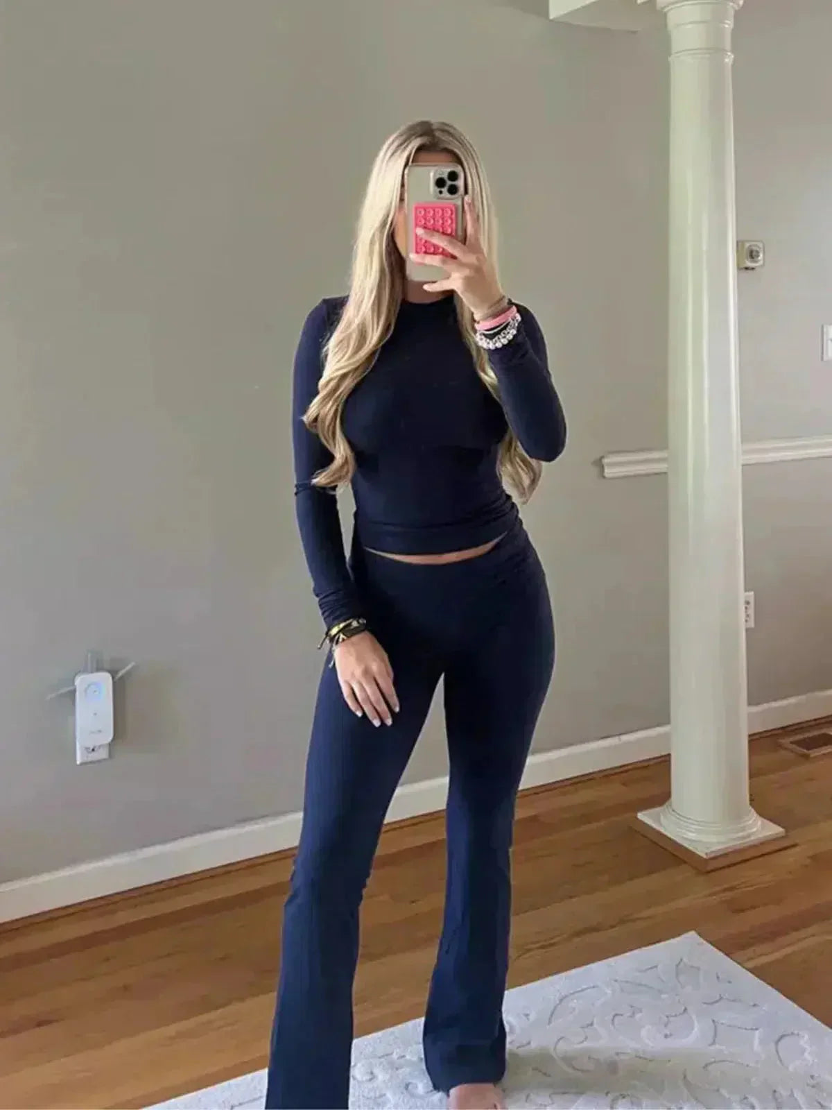 Ovidia – Dopasowany top i spodnie z wysokim stanem – Dwuczęściowy zestaw – Bild 6