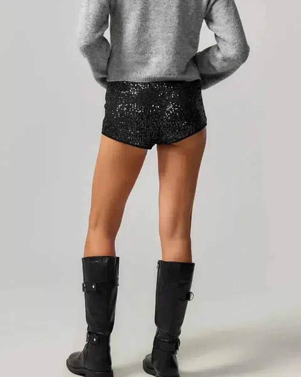 Selora – Cekinowe detale – Aksamitne krótkie spodenki – Bild 4